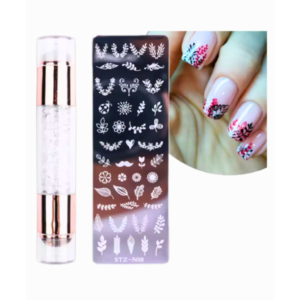 Kit Stamping Nails Uñas (sello+placa)