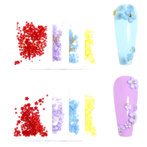 Decoracion 3d Flor uñas