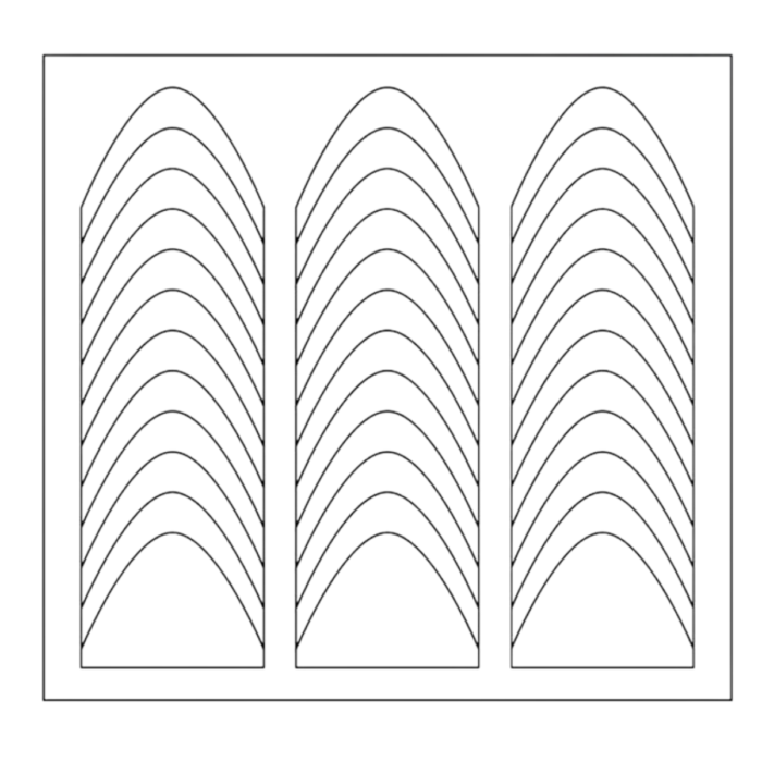 Pack De 10 Hojas De Guías Para Manicure Francesa