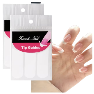 Pack De 10 Hojas De Guías Para Manicure Francesa